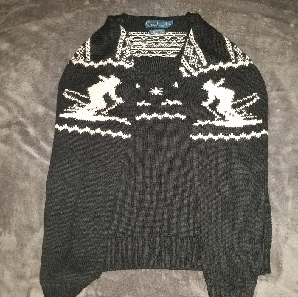 POLO RALPH LAUREN DUAL SKIER SWEATER - Picture 3 of 4